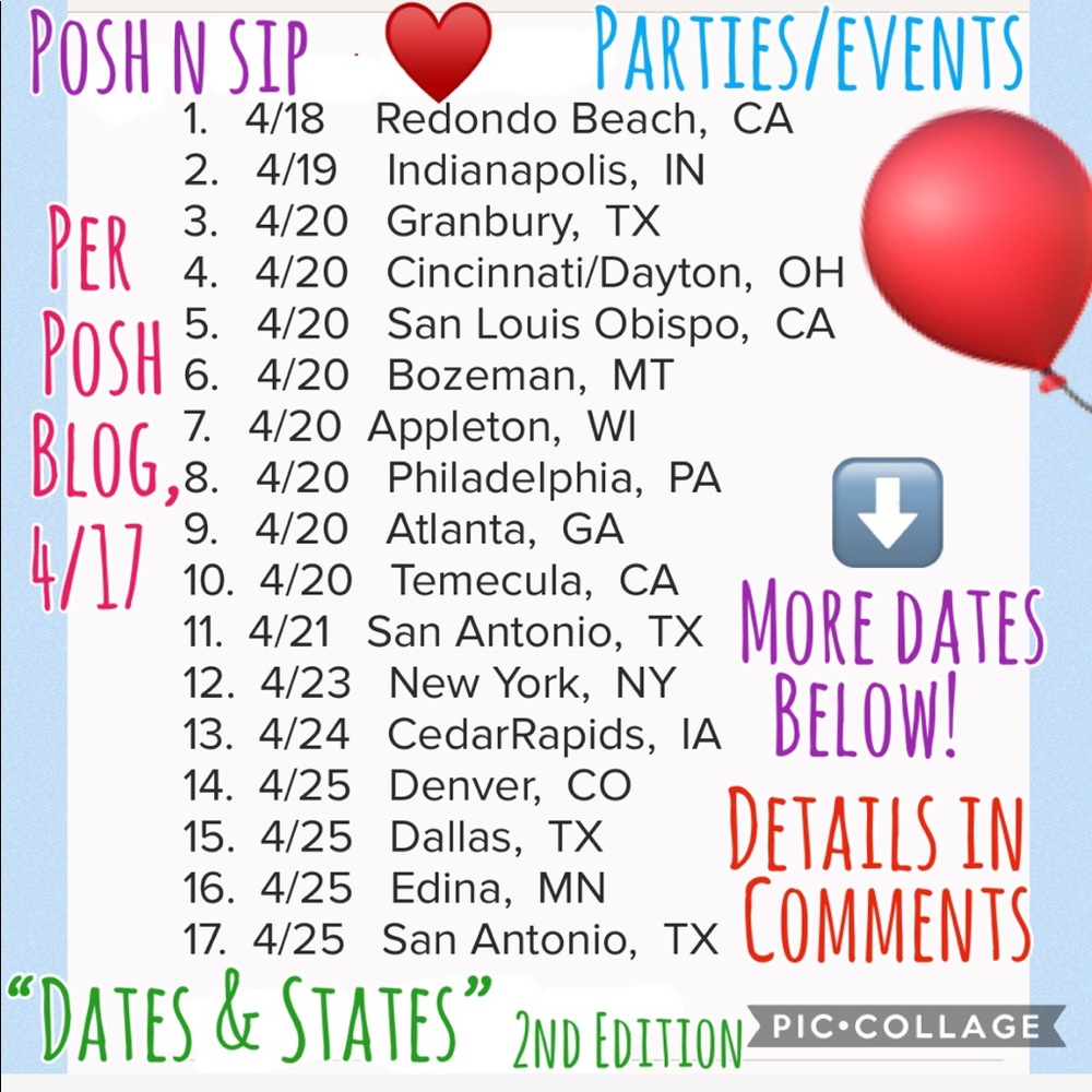 💥See🆕listing-POSH N SIP in your area-26 STATES!